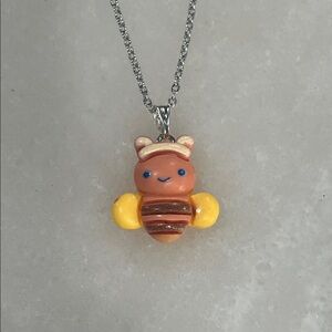 Cute Bumblebee Kids Necklace